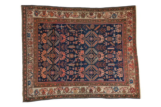 5x6 Antique Malayer Square Rug