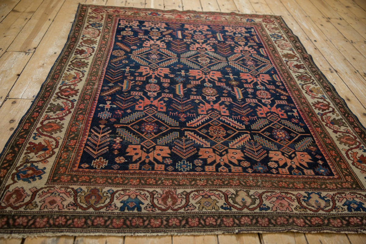 5x6 Antique Malayer Square Rug