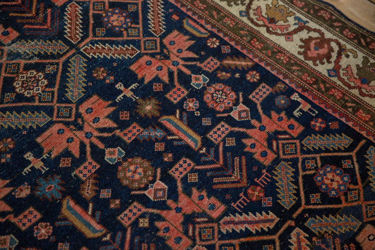 5x6 Antique Malayer Square Rug