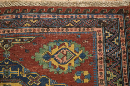4.5x6.5 Antique Caucasian Soumac Rug