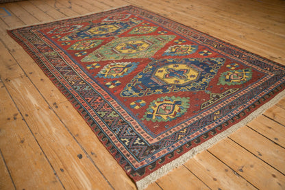 4.5x6.5 Antique Caucasian Soumac Rug