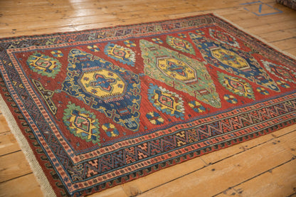 4.5x6.5 Antique Caucasian Soumac Rug