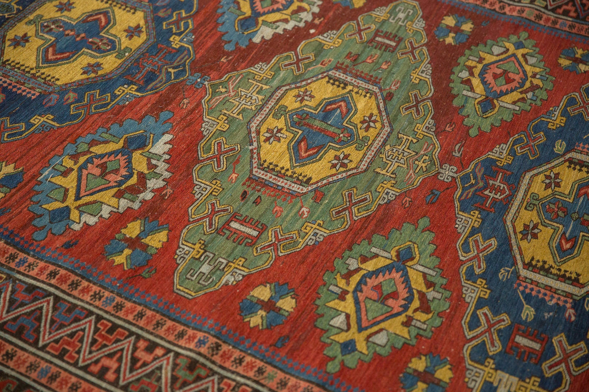 4.5x6.5 Antique Caucasian Soumac Rug