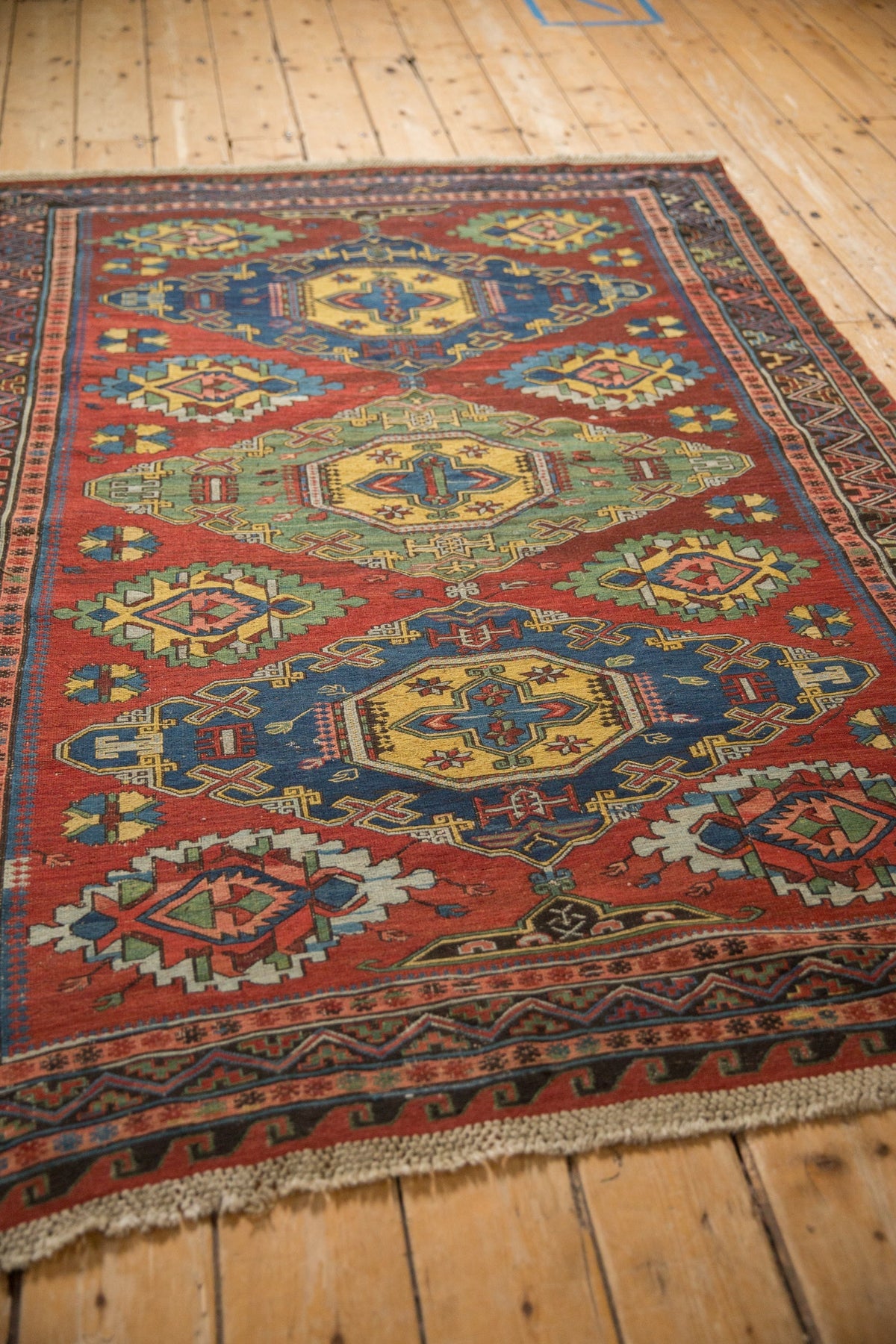 4.5x6.5 Antique Caucasian Soumac Rug