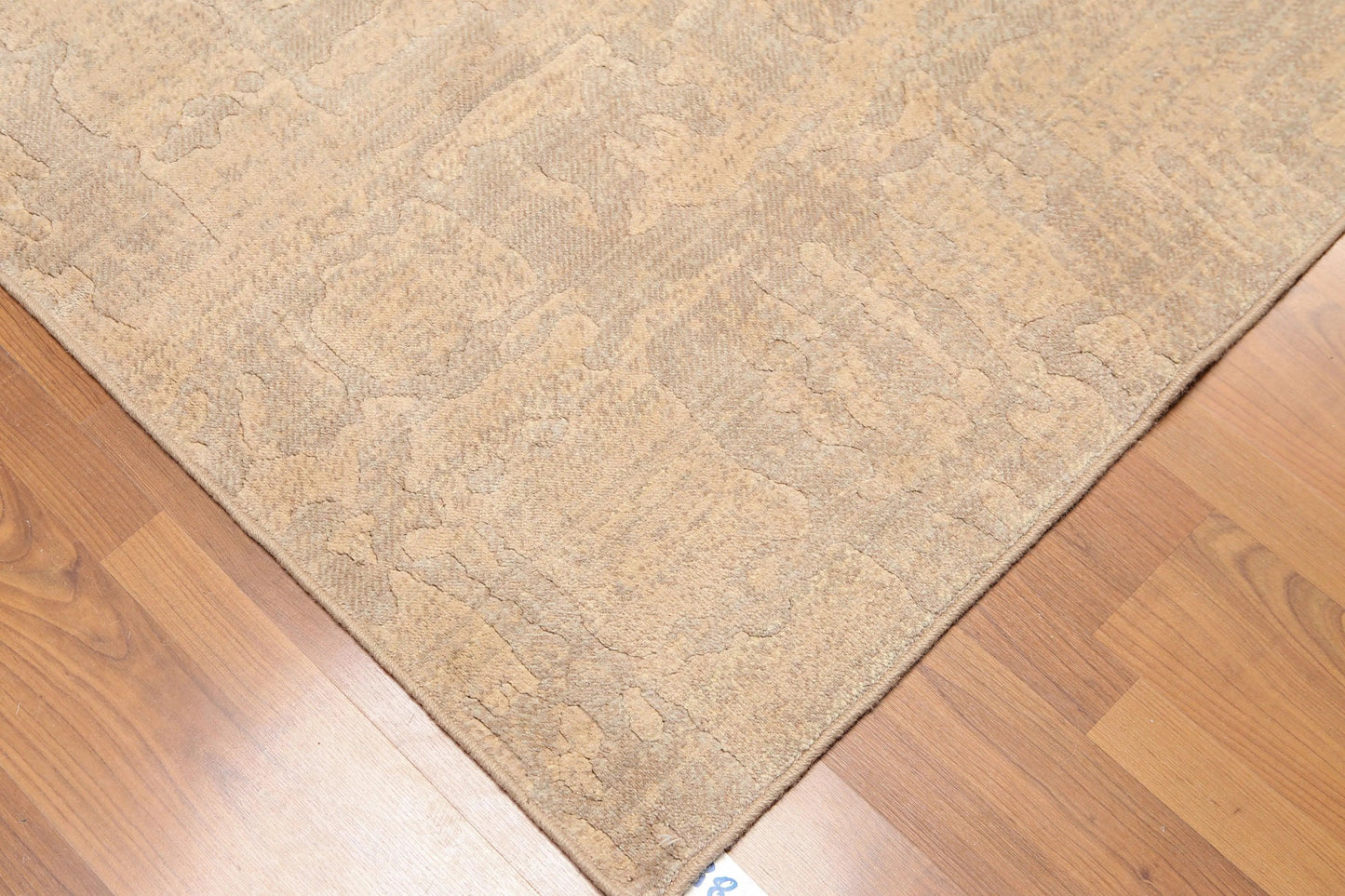 5' x 7' Handmade Modern 100% Wool Area rug Tan