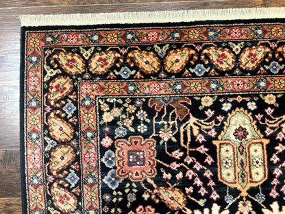 Karastan Rug 5.9 x 8.6, Chahar Mahal #604, Wool Vintage Discontinued Karastan Carpet
