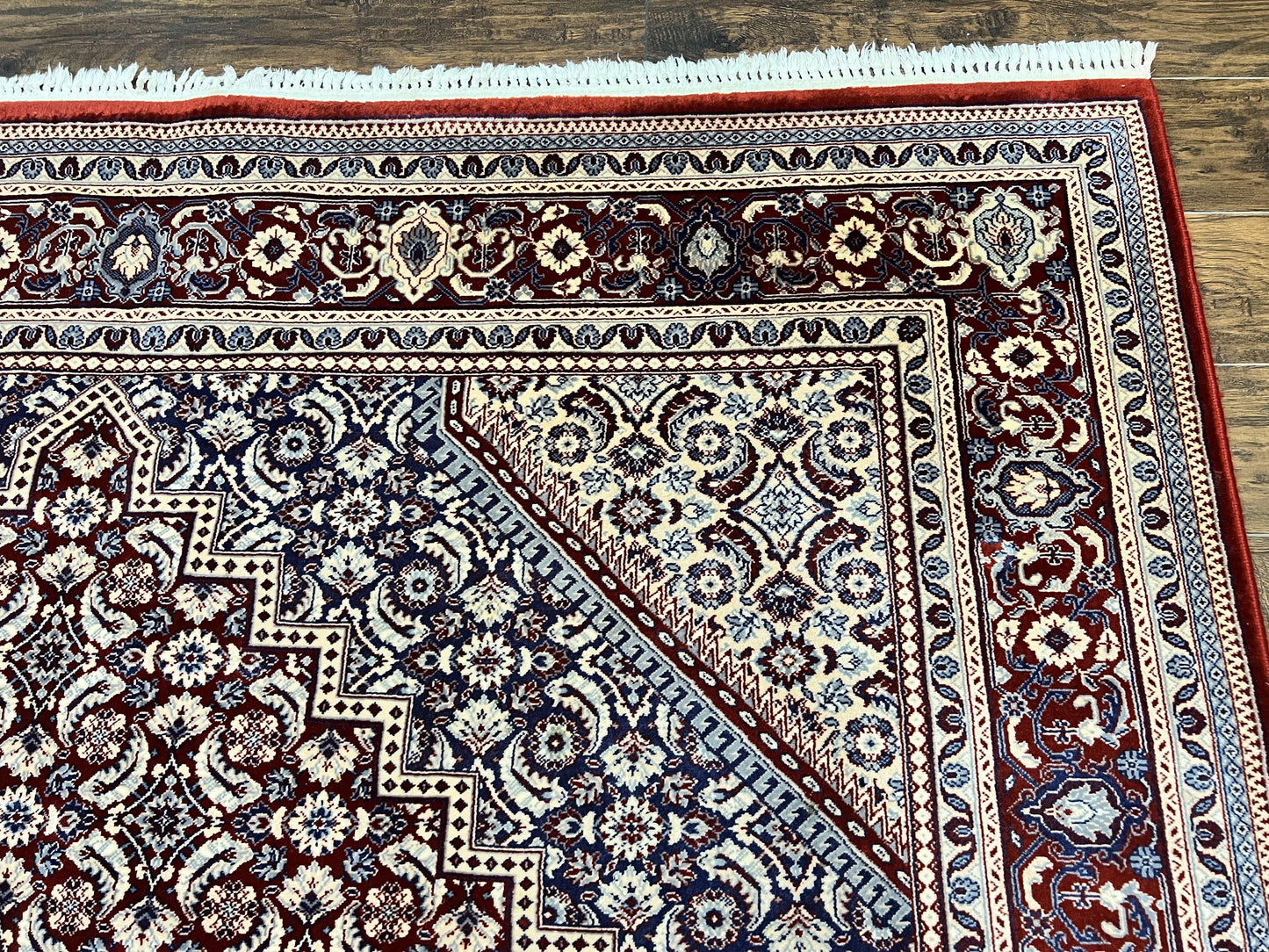 Karastan Rug 8x10, Kara Shah Red Bidjar, Belgium Power Loomed Rug, Wool Pile Karastan Rug, Vintage
