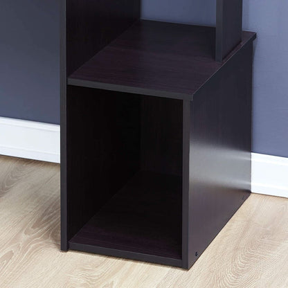 Dark Walnut Multipurpose Home Office Desk Regular Size