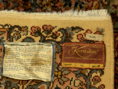 Karastan Kirman Rug #781, Antique Karastan Oriental Carpet 8.8 x 12, Wool Area Rug, Original Collection 700 Series, Rare Discontinued