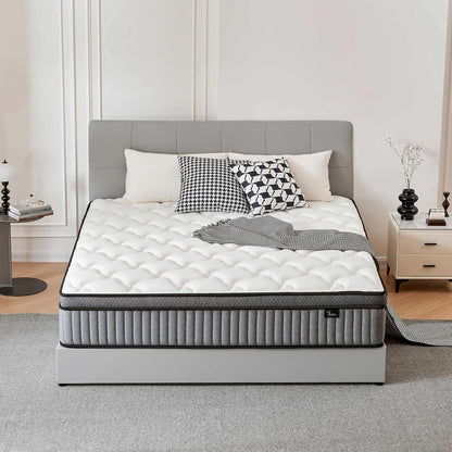 12 Inch Ultra Hybrid Cooling Gel Memory Foam Mattress