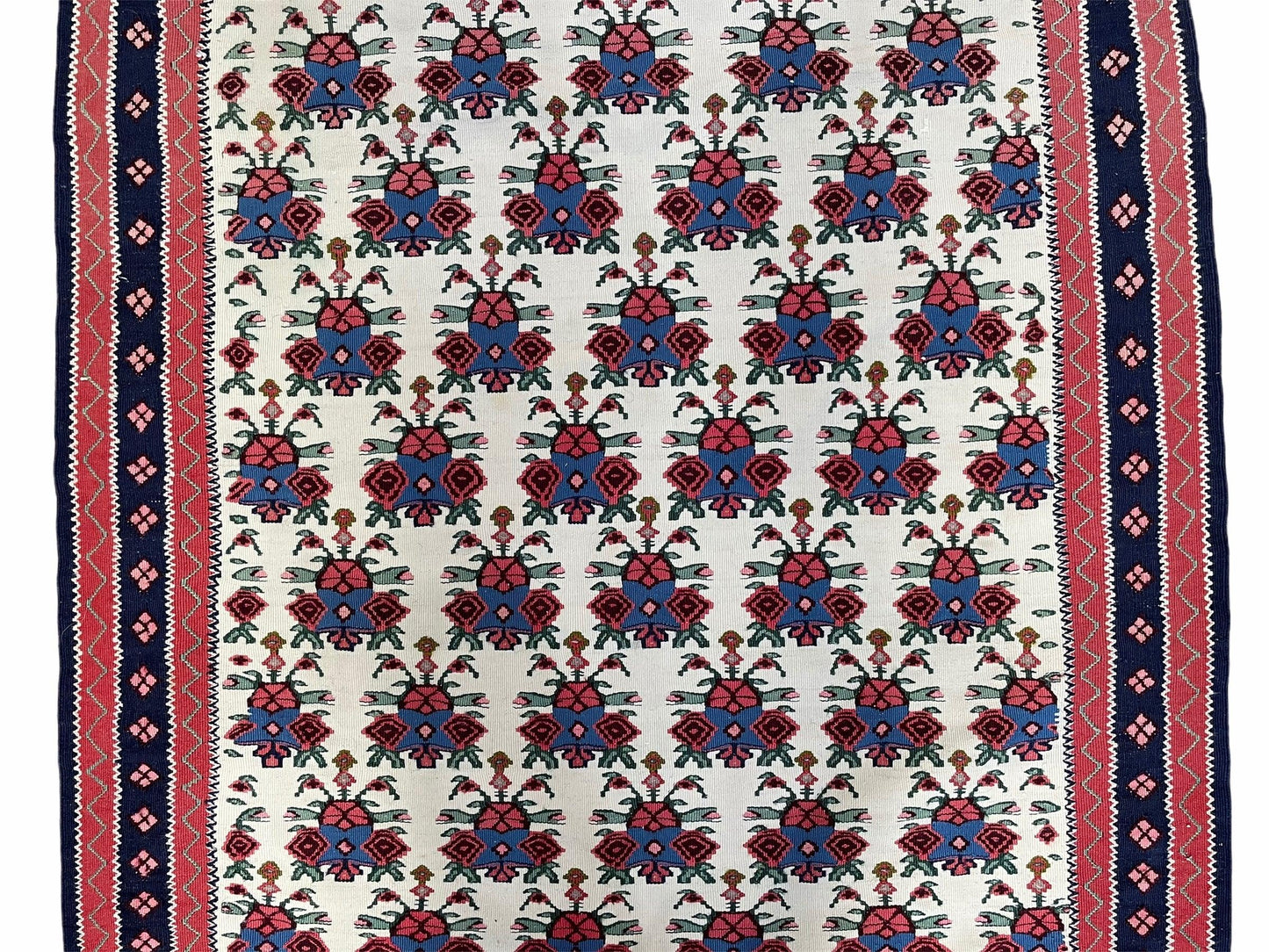 3x5 Vintage Kurdish Senneh Kilim Rug 3 x 5 Heirloom Rug Flatweave Antique Rug Playroom Rug Collectible Rug Beige Kilim