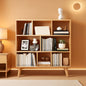 Pear Yellow 3 Tier Wooden Open Shelf Bookcase With Legs