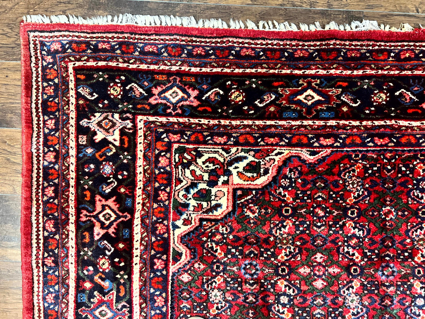 Large Persian Tribal Rug 11x17, Palace Sized Wool Handmade Vintage Carpet, Oversized Hand Knotted Rug, Red, Hamadan Dargazin Rug
