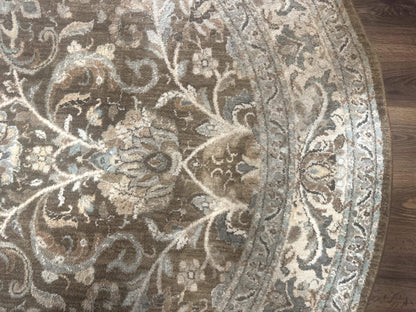 Round Karastan Rug 8x8 ft, Euphoria New Bridge Karastan Rug, Indo Mahal Design