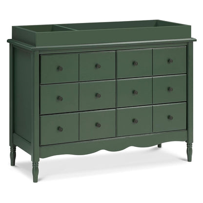 Liberty Forest Green Six Drawer Dresser With Knobs