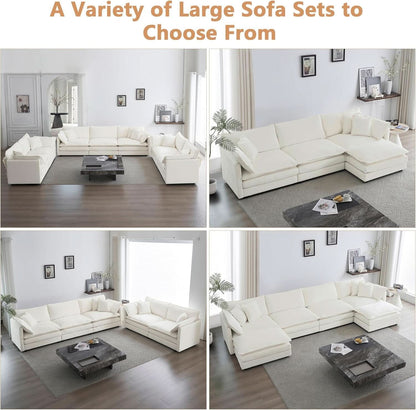 Beige 2 Piece Loveseat Armchair Set Chenille Upholstery