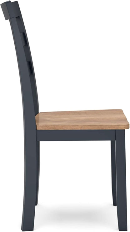 Gesthaven Solid Wood Frame Dining Chair Set 2 White Natural