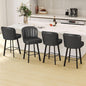 Modern Swivel Counter Height Bar Stools Set of Four