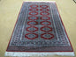 4' X 6' Vintage Handmade Pakistan Turkoman Bokhara Fine Woven Wool Rug Nice