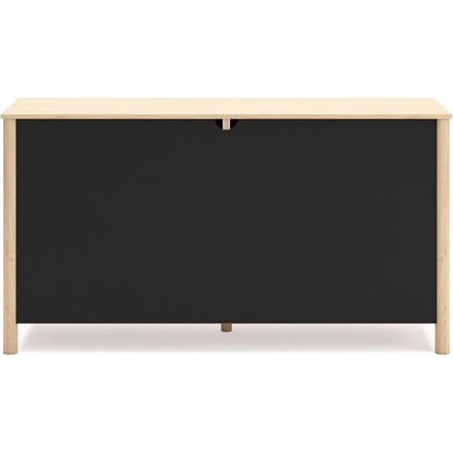 Light Brown Six Drawer Dresser For Bedroom Storage