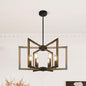 6 Light Black Finish Modern Farmhouse Pendant Lights