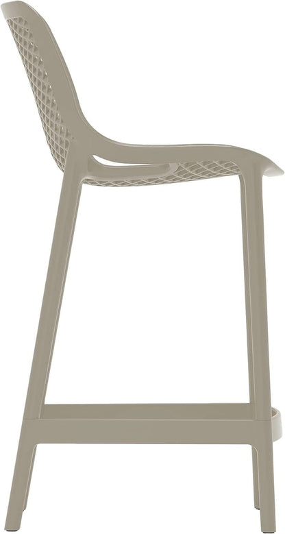 Contemporary Weather Resistant Outdoor Patio Stool Set