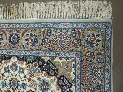 4' X 6' Very Fine Handmade Oriental Wool Silk Accent Rug Hand Knotted Beauty