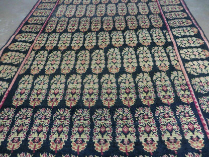 4' X 9' Antique Karabagh Caucasian Rug Handmade Wool Carpet Organic Dyes Nice