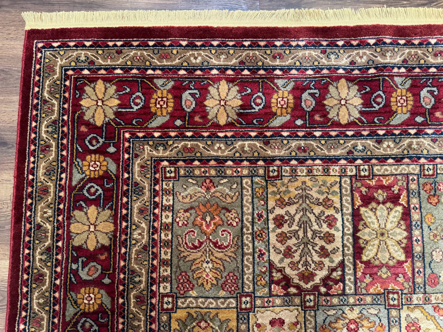 Karastan Bakhtiyari Rug 8.8 x 10, Antique Legends Karastan Wool Carpet #2200-202, Multicolor Panel