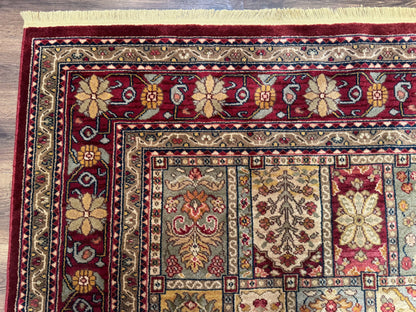 Karastan Bakhtiyari Rug 8.8 x 10, Antique Legends Karastan Wool Carpet #2200-202, Multicolor Panel