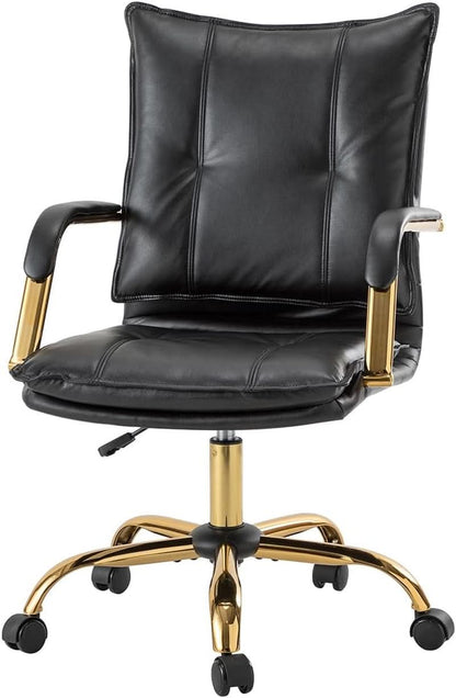 Black Office Desk Chair With Adjustable Height Elegant
