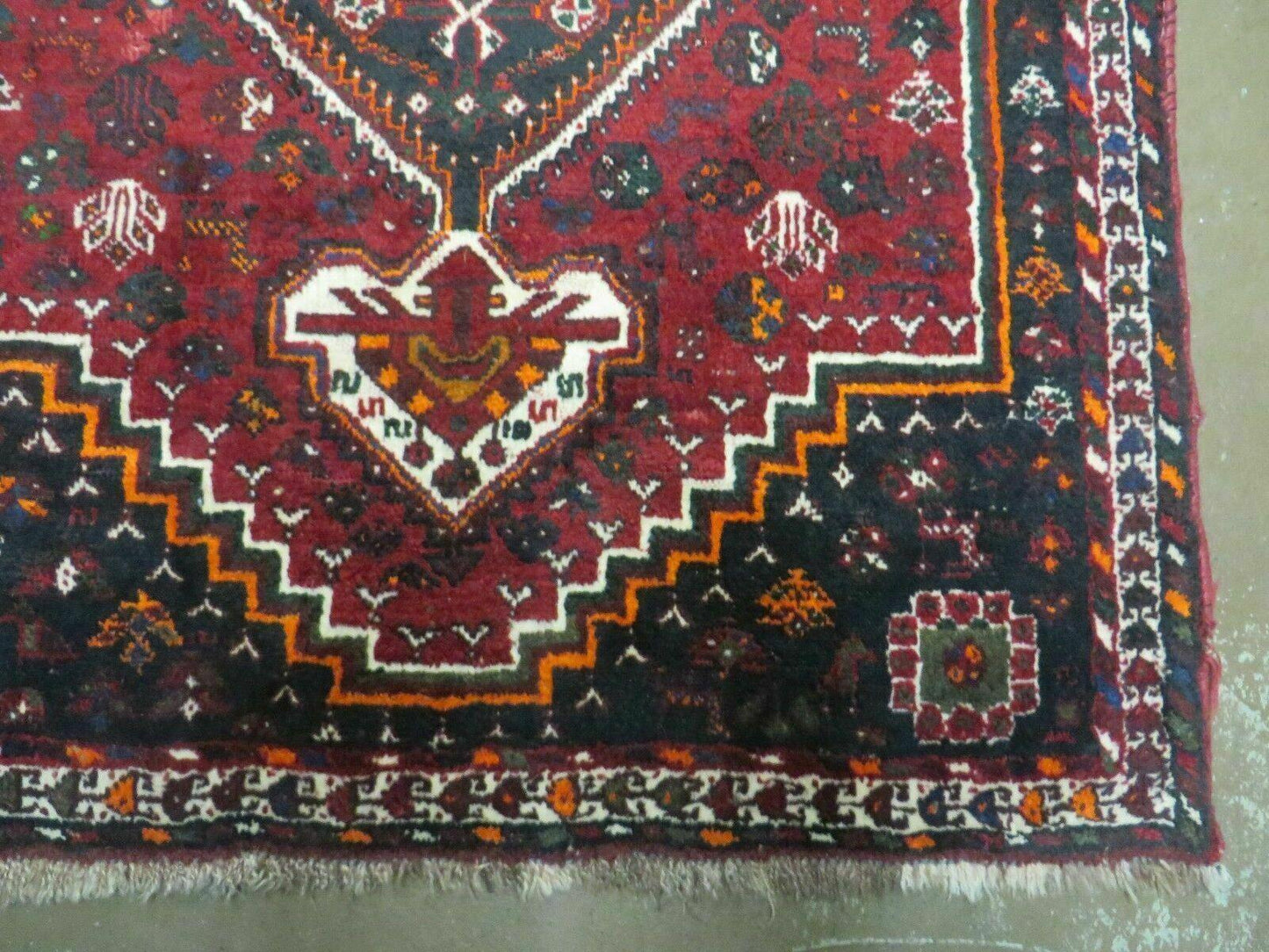 4' X 6' Antique Handmade Turkish Wool Veg Dyes Rug Organic Red Nice M10