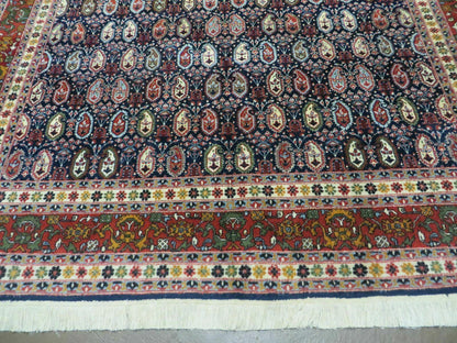 6' X 9' Vintage Fine Handmade India Paisley Rug Hand Knotted Carpet Organic Dye