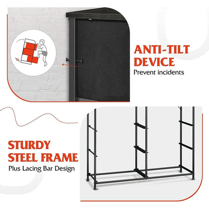 Fabric Storage Tower 9 Drawer Unit Charcoal Black Bedroom