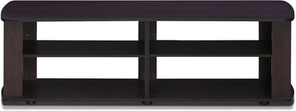 Nelly Dark Walnut Entertainment Center TV Stand 43.3W x 13.4H