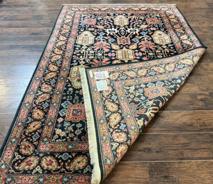 Karastan Rug 5.9 x 8.6, Chahar Mahal #604, Wool Vintage Discontinued Karastan Carpet