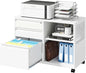 White Locking 3 Drawer File Cabinet For Home Office