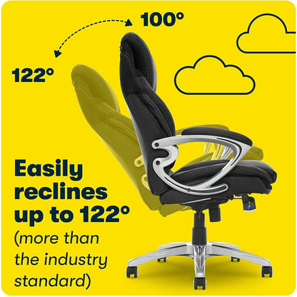 Ergonomic Executive Chair Bonded Leather With Air Lumbar