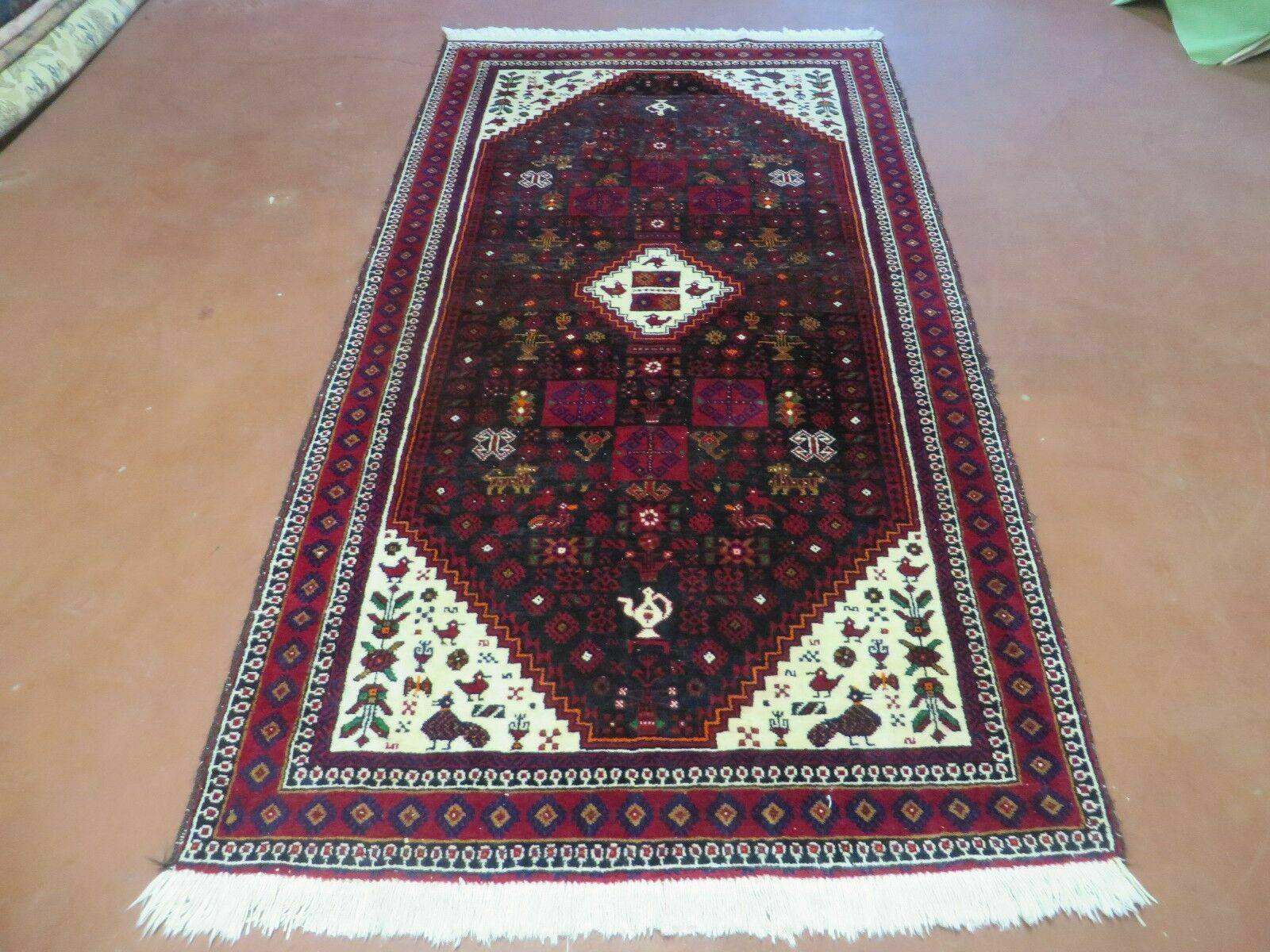 4' X 7' Vintage Handmade Indian Jaipur Rug Bird Carpet – Roy's Home