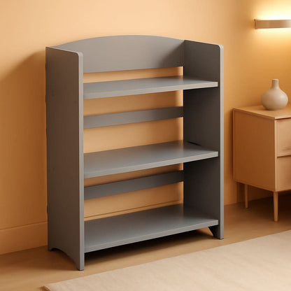 Mysize Grey Bookshelf Greenguard Gold Certified 33 Inch