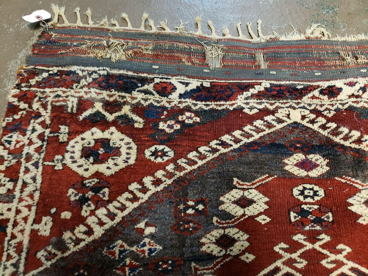 4' X 4' 4" Antique Handmade Turkish Oriental Bergema Wool Veg Dyes Tribal Collectible Rug