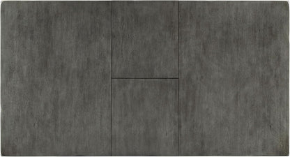 Hallanden Modern Farmhouse Butterfly Extension Dining Table Dark Gray