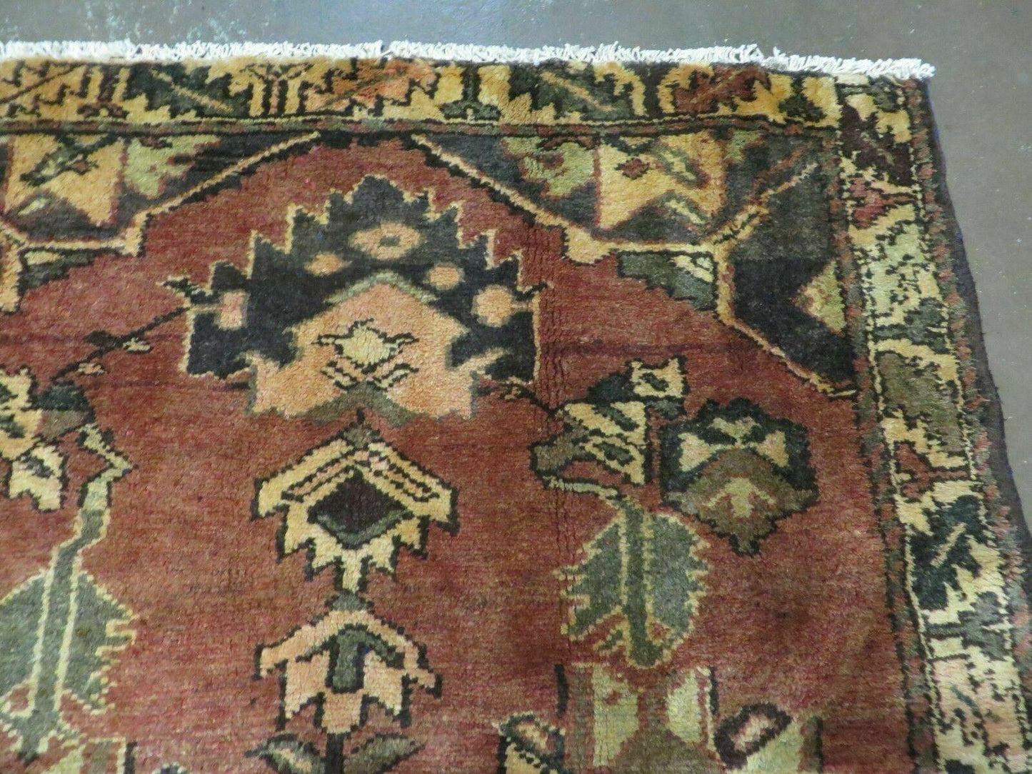 4' X 6' Antique 1920 Handmade Turkish Wool Rug Veg Dye Nice