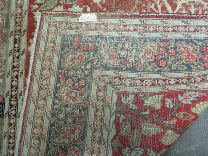 4' X 6' Antique Handmade Turkish Tree Of Life Oriental Wool Rug Birds Red