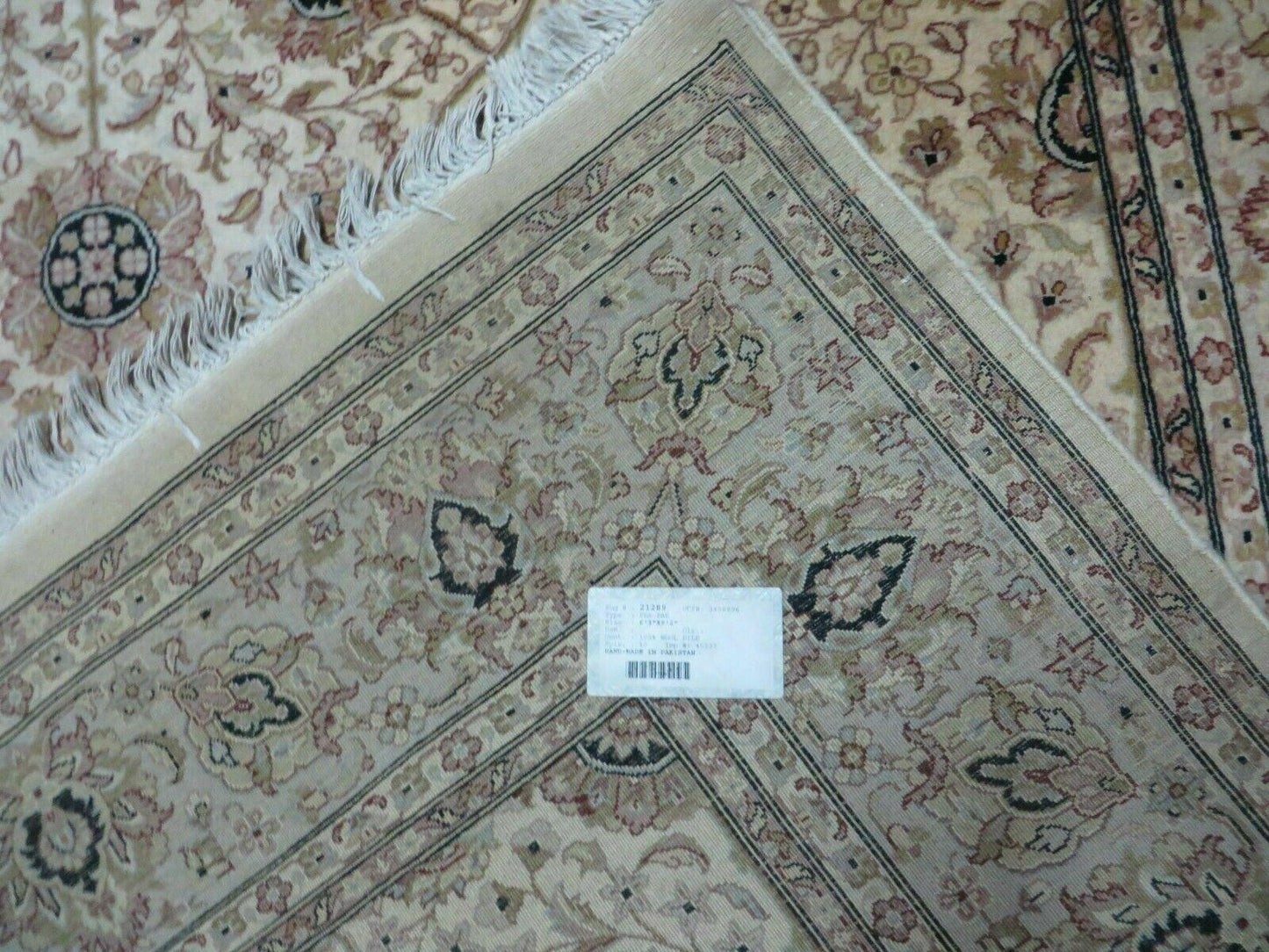 6' X 9' Vintage Fine Handmade Pakistan Oriental Floral Wool Rug Carpet Nice