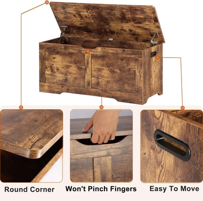 39.4 Dimensions Lift Top Toy StorageSolutions Chest