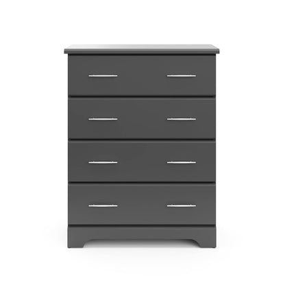 Brookside 4 Drawer Dresser Gray Greenguard Gold Certified