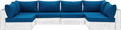 Outdoor Replacement Cushions For 14 Piece Rattan Wicker Set Water Repellent Blue
