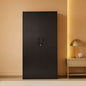 Black Metal Storage Cabinet With Lock For Office Industrial