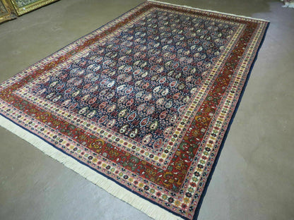 6' X 9' Vintage Fine Handmade India Paisley Rug Hand Knotted Carpet Organic Dye